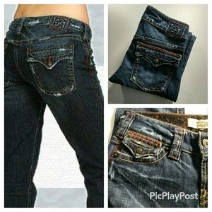 1921 skinny jeans Sundance dark wash size 25